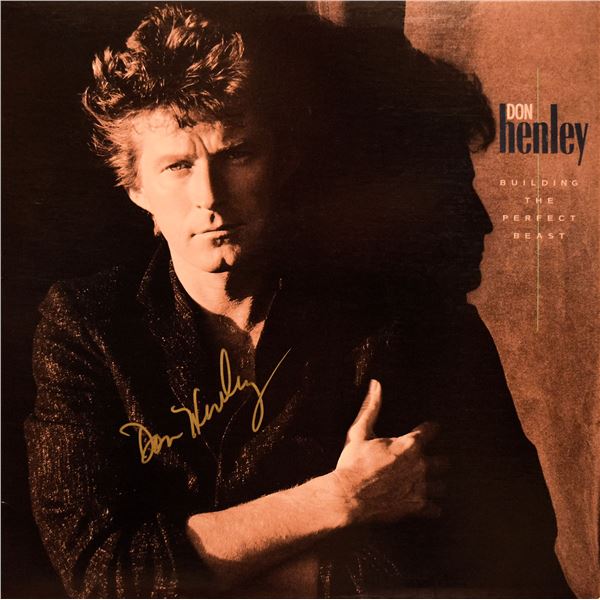 Don Henley signed Building The Perfect Beast album