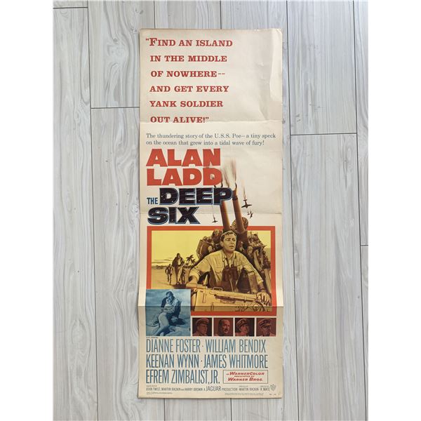 The Deep Six original 1958 vintage movie poster