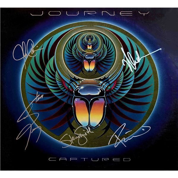 Journey signed Captured album