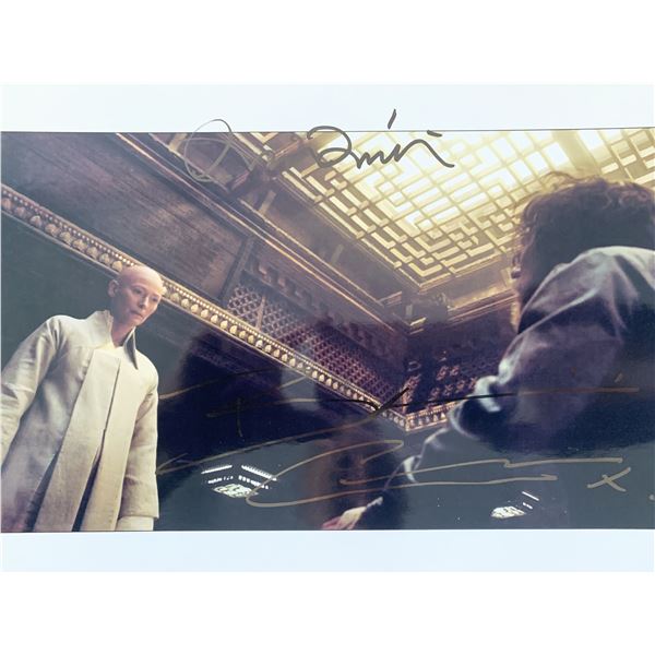 Doctor Strange Tilda Swinton and Benedict Cumberbatch signed movie photo