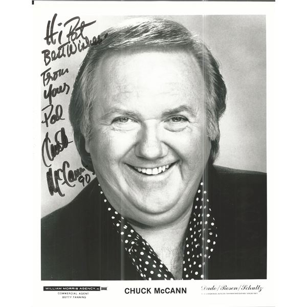 Chuck McCann signed photo