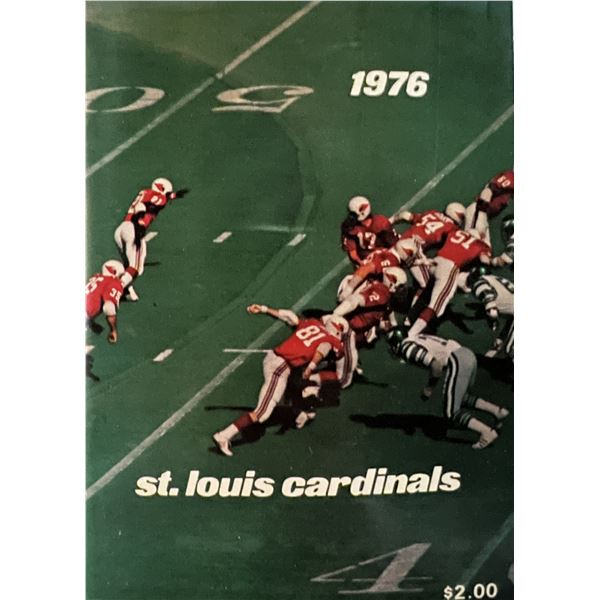 1976 St. Louis Cardinals team program