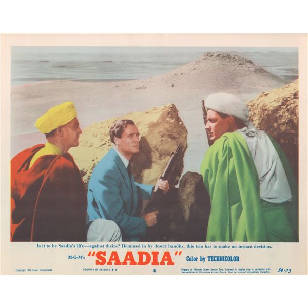 Saadia set of 8 original lobby cards