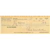 Image 1 : Paul Winchell signed check