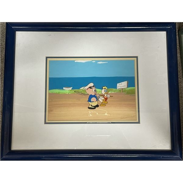Porky Pig original animation sericel