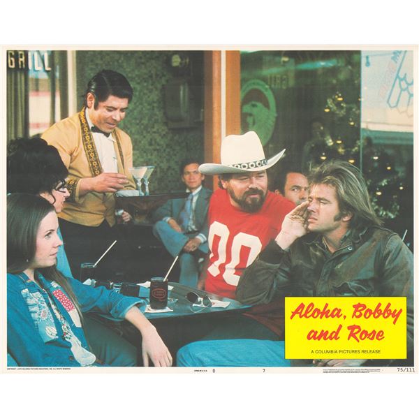 Aloha, Bobby and Rose set of 8 original lobby cards