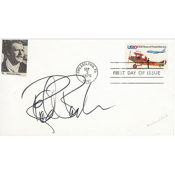 Richard Bach signed 1975 First Day Cover