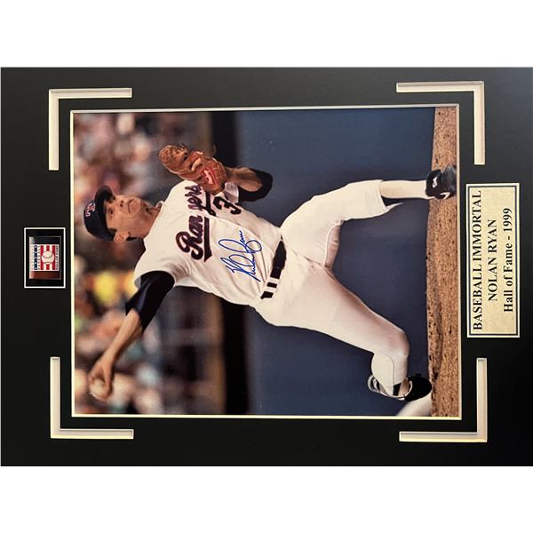 Nolan Ryan signed photo