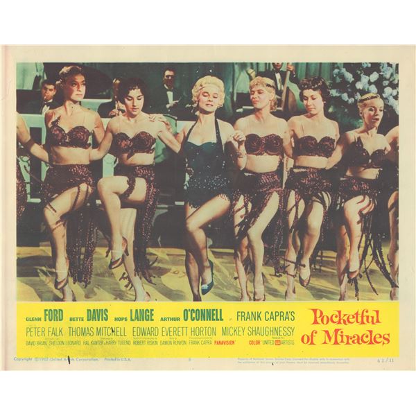 Pocketful of Miracles set of 8 original lobby cards
