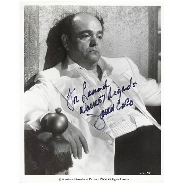 Man of La Manchas James  Coco signed photo