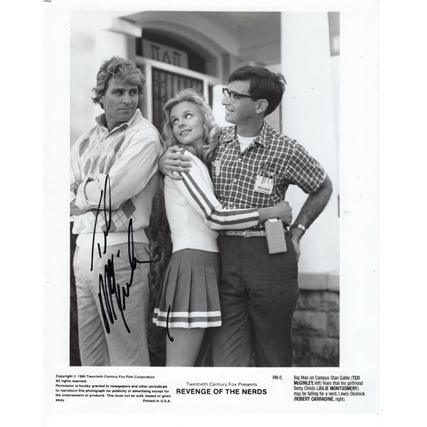 Revenge of the Nerds Ted McGinley Signed Promo Photo