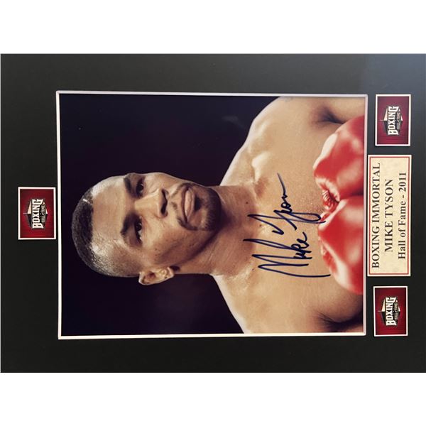 Mike Tyson signed photo