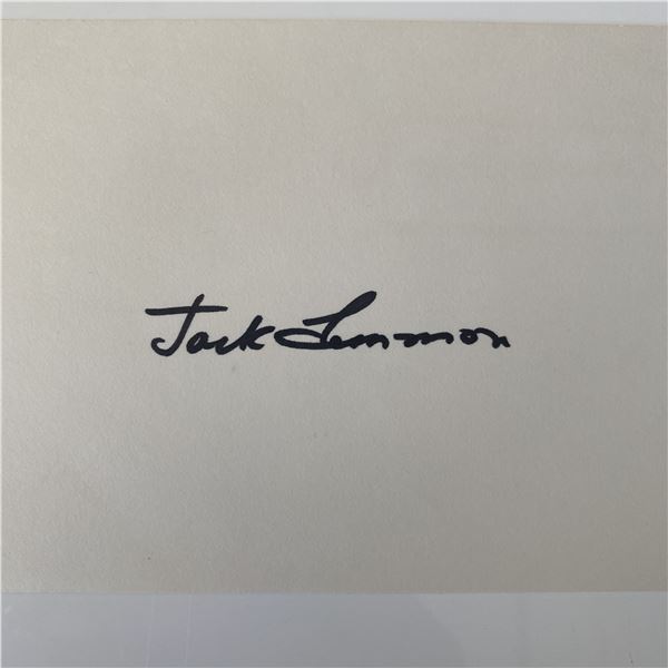 Some like It Hot Jack Lemmon signature