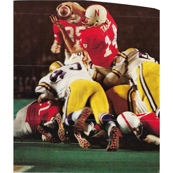 Jerry Tagge signed magazine photo