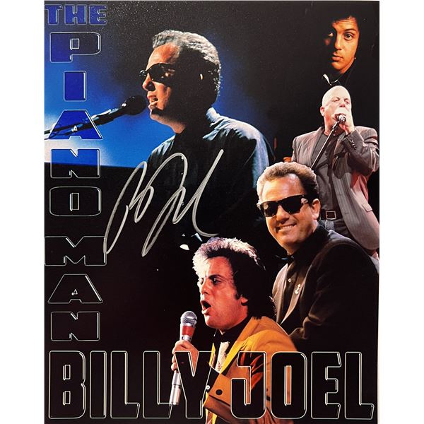 Piano Man Billy Joel signed photo