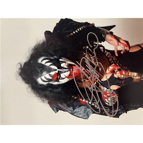 Kiss Gene Simmons signed photo