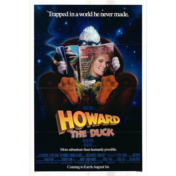 Howard the Duck Original 1985 Advance One Sheet Poster