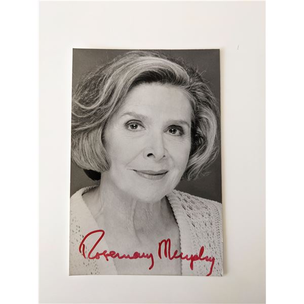 Rosemary Murphy signed photo