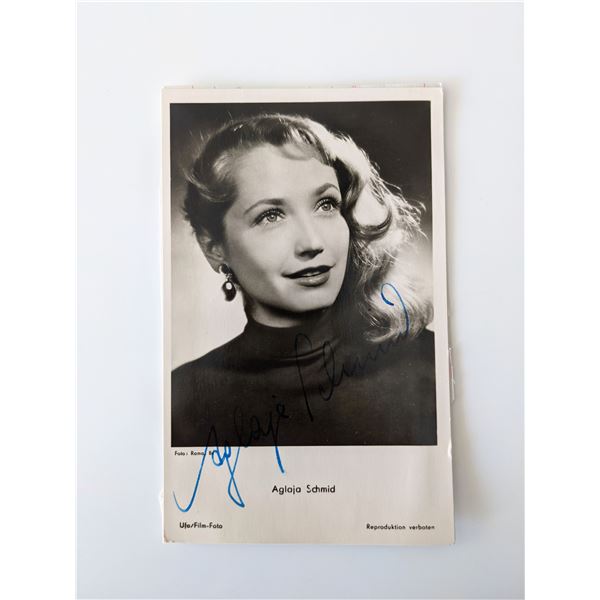 Aglaja Schmid signed photo