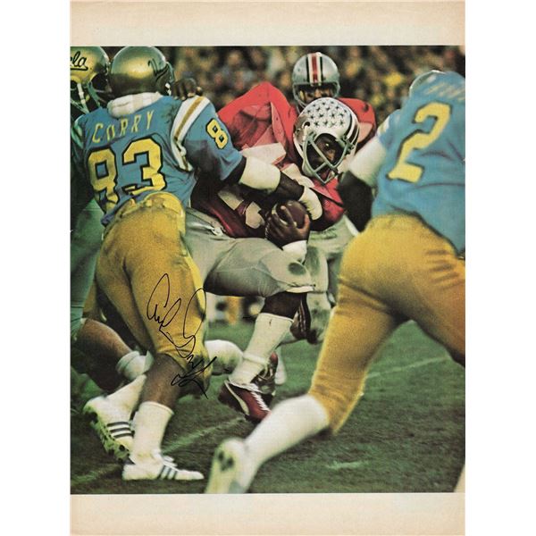 Archie Griffin signed magazine photo