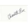 Image 1 : Charlotte Rae original signature