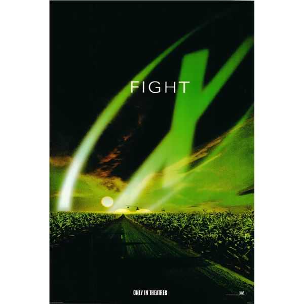 The X-Files original 1997 vintage advance one sheet poster