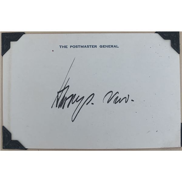 RNC chairman Harry Stewart original signature