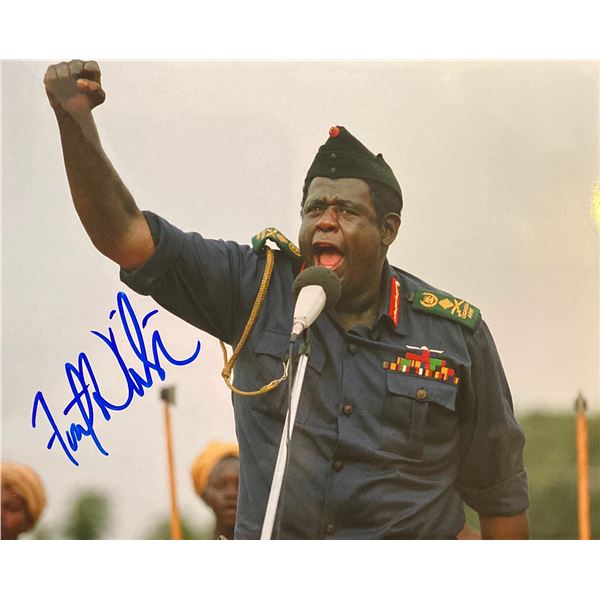 The Last King of Scotland Forest Whitaker signed movie photo