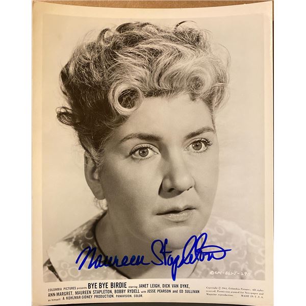 Bye Bye Birdie Maureen Stapleton signed movie photo