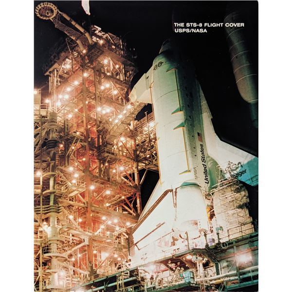 Flown in space NASA STS-8 Flight Commemorative Cover with Folder