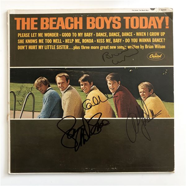 The Beach Boys Today! signed album
