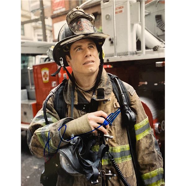 Ladder 49 John Travolta signed movie photo