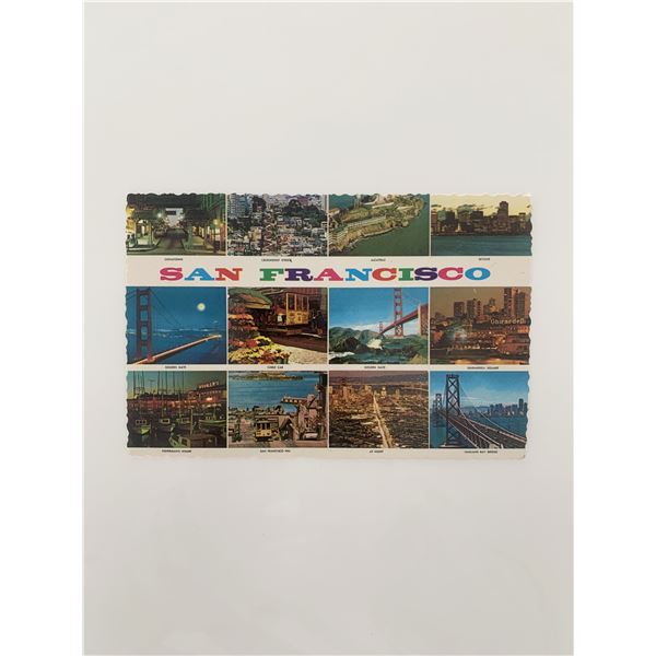 San Francisco vintage post card