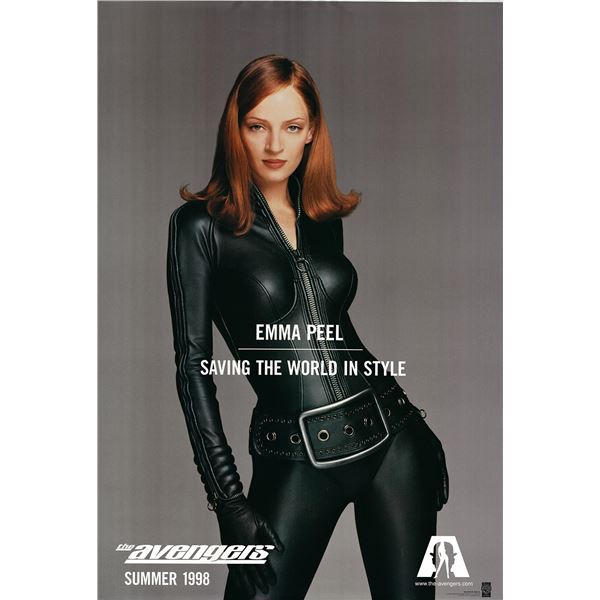 The Avengers Uma Thurman  1998 original movie poster