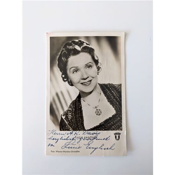 Lucie Englisch signed photo