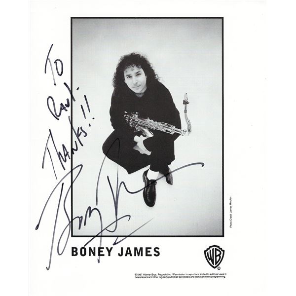 Boney James signed photo