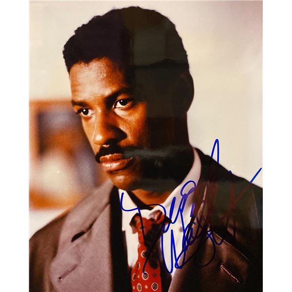 Philadelphia Denzel Washington signed movie photo . GFA Authenticated