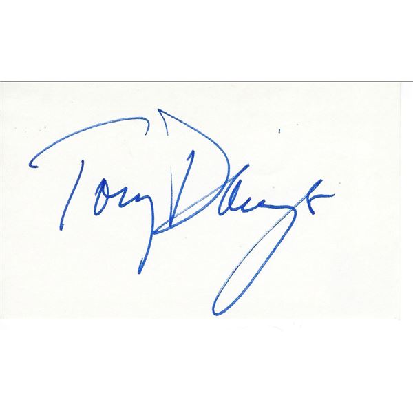 Tony Danza original signature