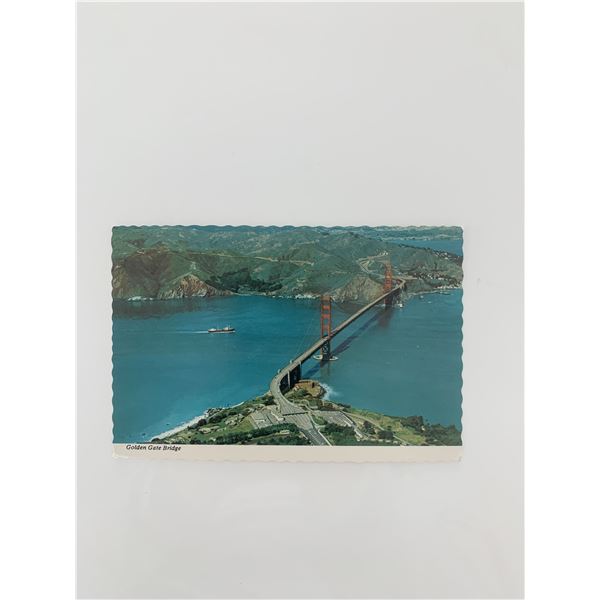 San Francisco Golden Gate Bridge vintage post card