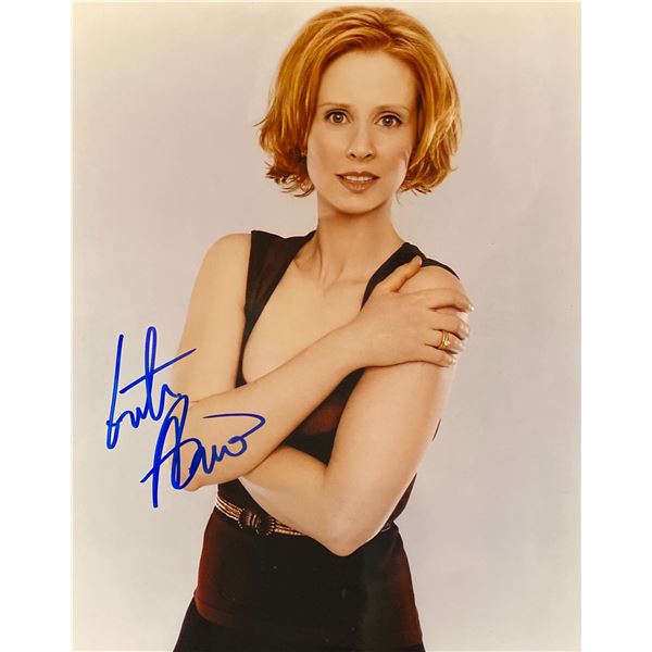 Cynthia Nixon signed photo