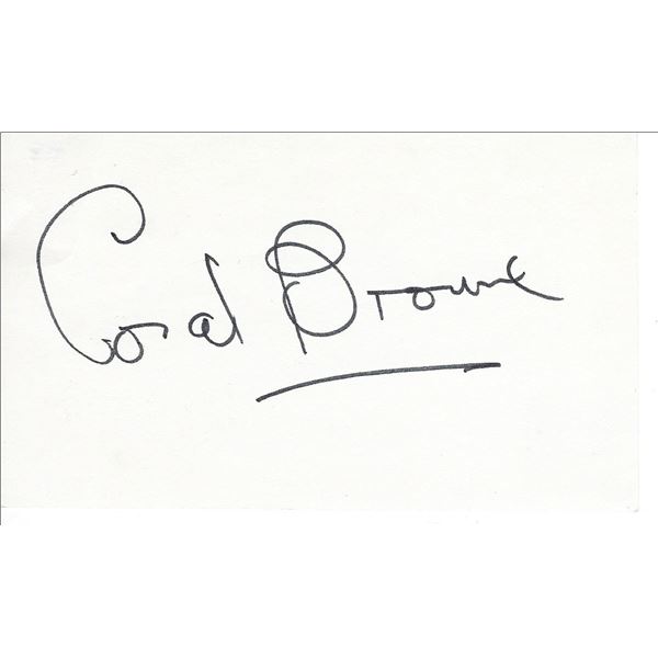 Coral Browne original signature