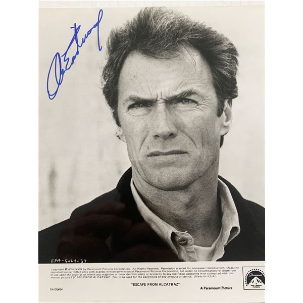 Clint Eastwood signed photo