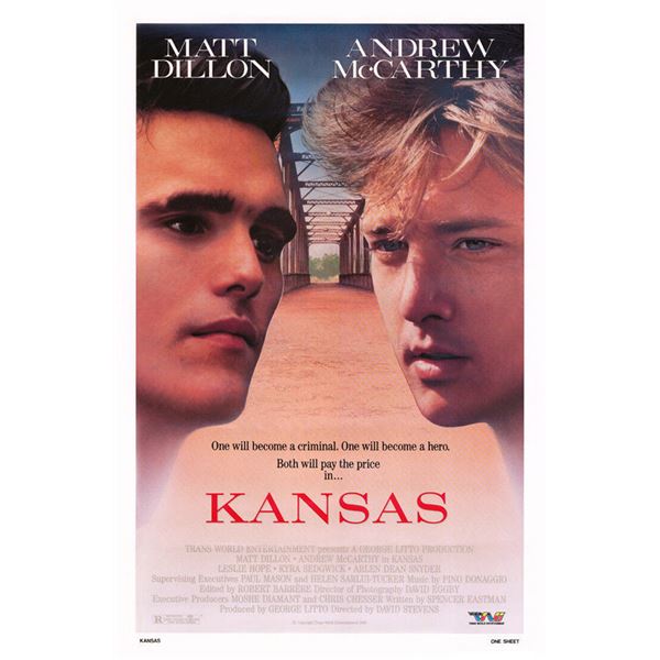 Kansas 1988 original movie poster