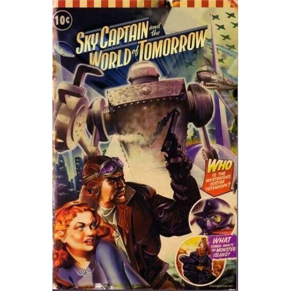 Sky Captain and the World of Tomorrow original movie poster from Comic Con San Diego