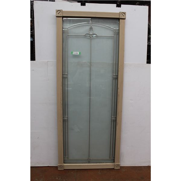 *Fluted Architectural Window - As Is, 66 1/4" x 25 3/4"