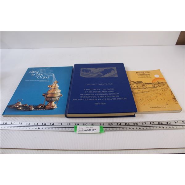 (3) History Books - Saskatchewan, SS. Peter and Paul, Sisters Servants