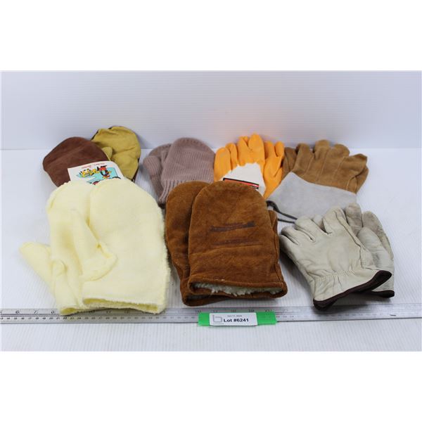 (7) Different Pairs of Mitts/ Work Gloves
