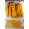 Image 1 : (3) Yellow Rain Hood/ Rain Jackets RainGaurd RainWear, (1) Pair Of Rain Pants