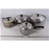 Image 1 : (4) General Steel Ware Canada Pots