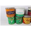 Image 3 : (9) Vintage Tabacco Tins, Vogue, Comfort, Buckingham, Misc.